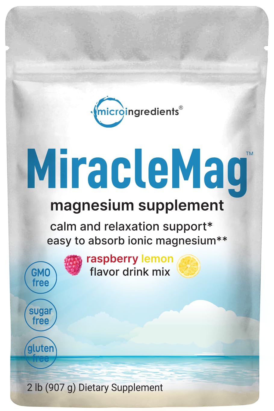 Micro Ingredients MiracleMag Calm Magnesium Powder canister for daily calm moments