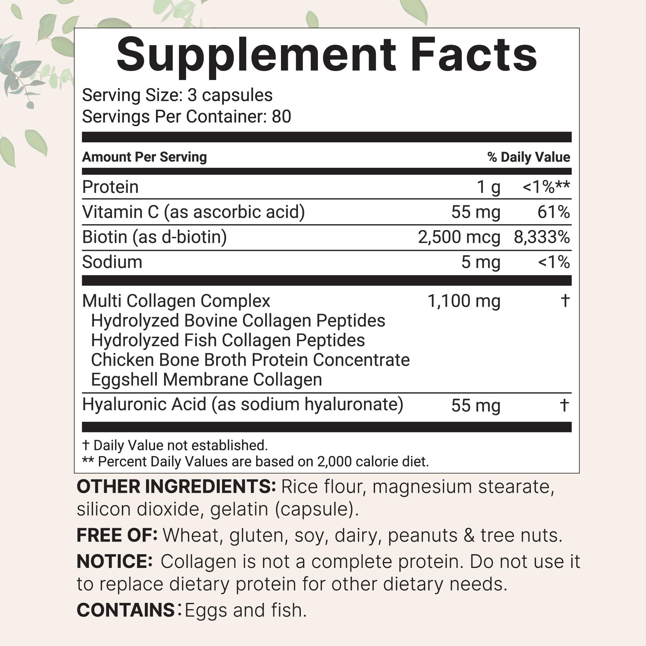 Micro Ingredients collagen capsules arranged for a streamlined daily regimen