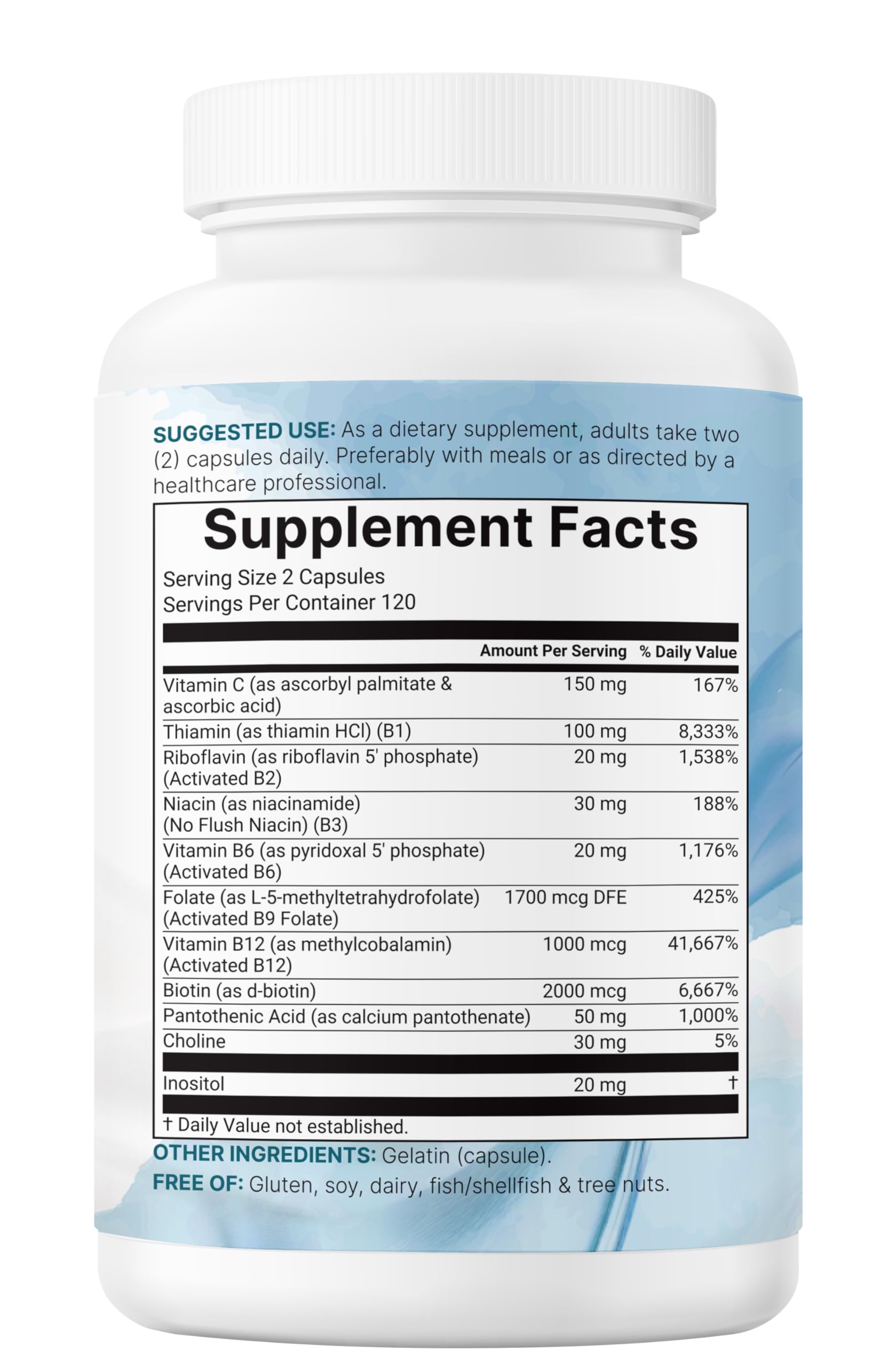 Micro Ingredients non-GMO, filler-free packaging label