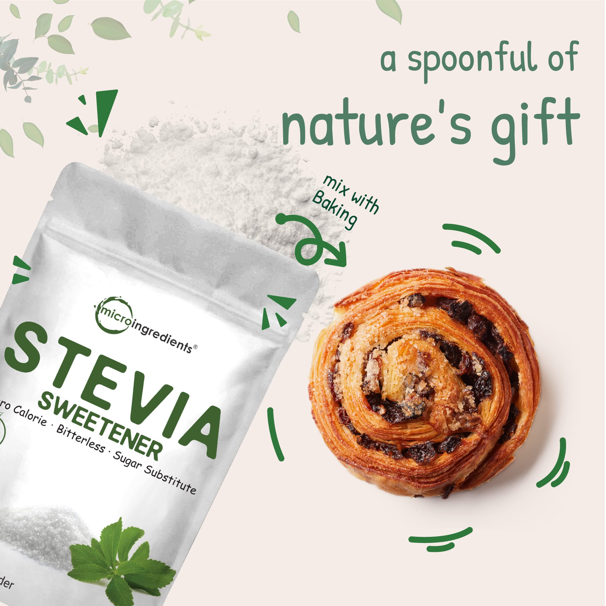 Micro Ingredients non-GMO lab-tested quality badge on package.