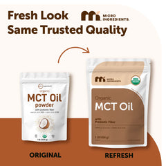 Micro Ingredients MCT Powder scoop included for precise daily measurements