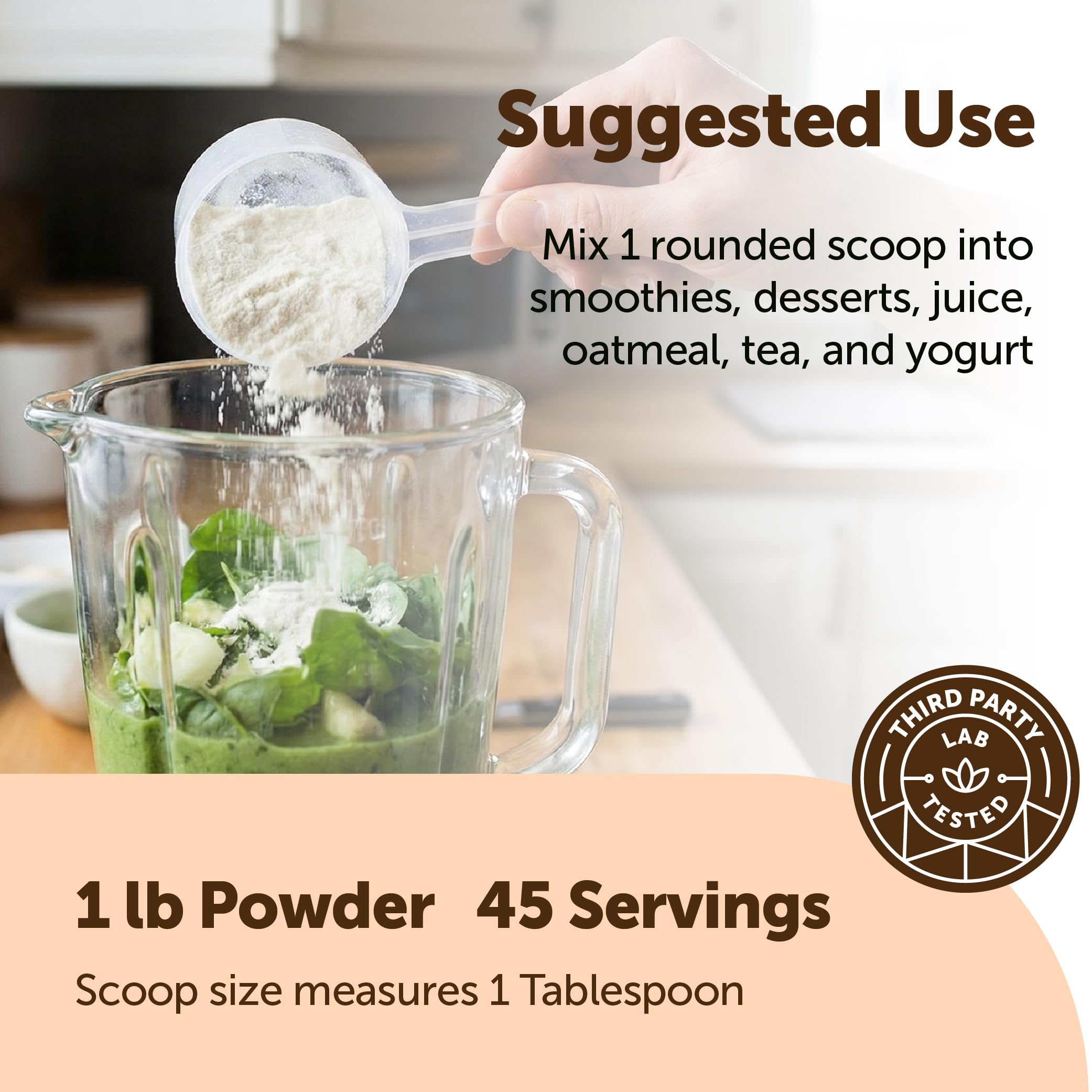 Micro Ingredients MCT Powder in a blender bottle for quick energy