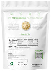 Micro Ingredients pea protein scoop shows easy daily protein addition
