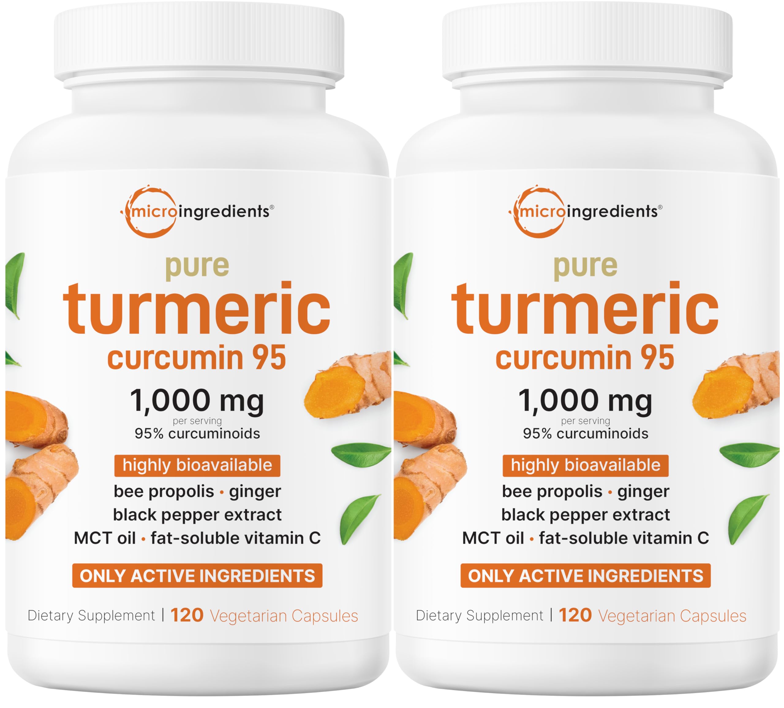 Micro Ingredients Pure Turmeric Curcumin 1000mg bottle may support joint comfort.