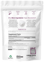 Micro Ingredients Resveratrol Vitamin E 2-in-1 blend bottle highlights immune-support potential