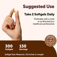 Close-up of Micro Ingredients softgel capsules for easy swallowing