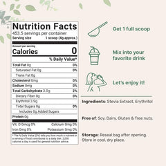 Micro Ingredients stevia and allulose scoop with 4 g servings for easy portion control.