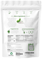 Micro Ingredients stevia powder measuring scoop for accurate daily sweetness