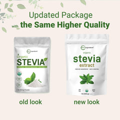 Included scoop with Micro Ingredients Stevia Powder for precise sweetness