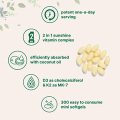 Nutrition label highlights non-GMO and allergen-free attributes.