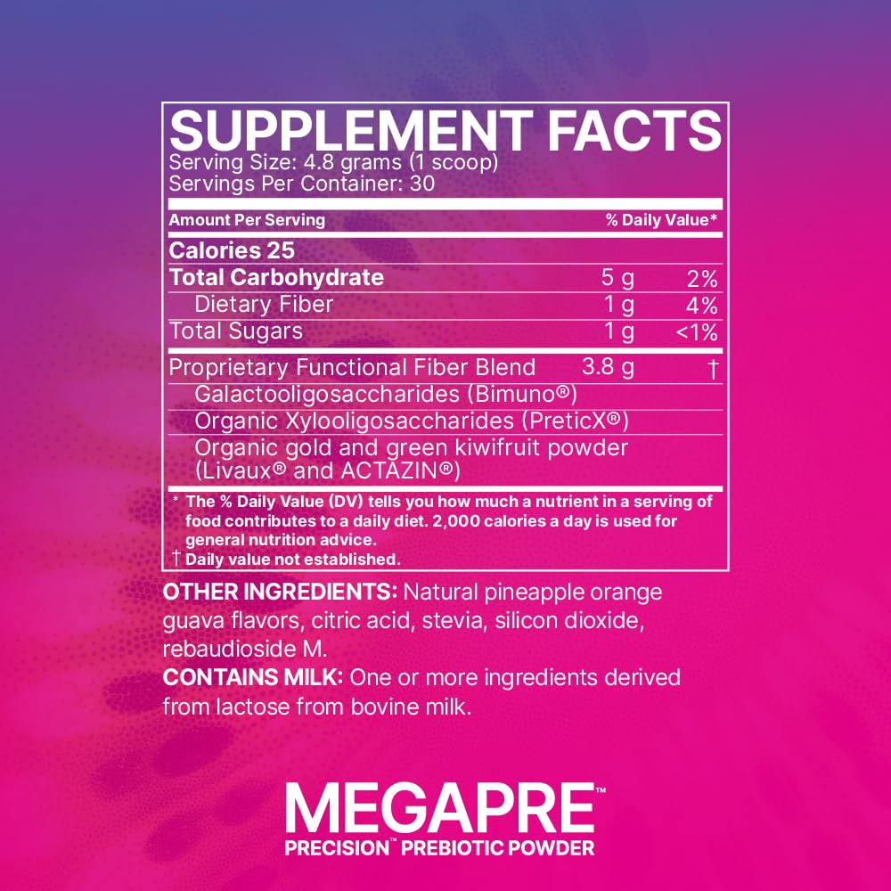 Kids squeeze pack featuring MegaPre for ages 3+