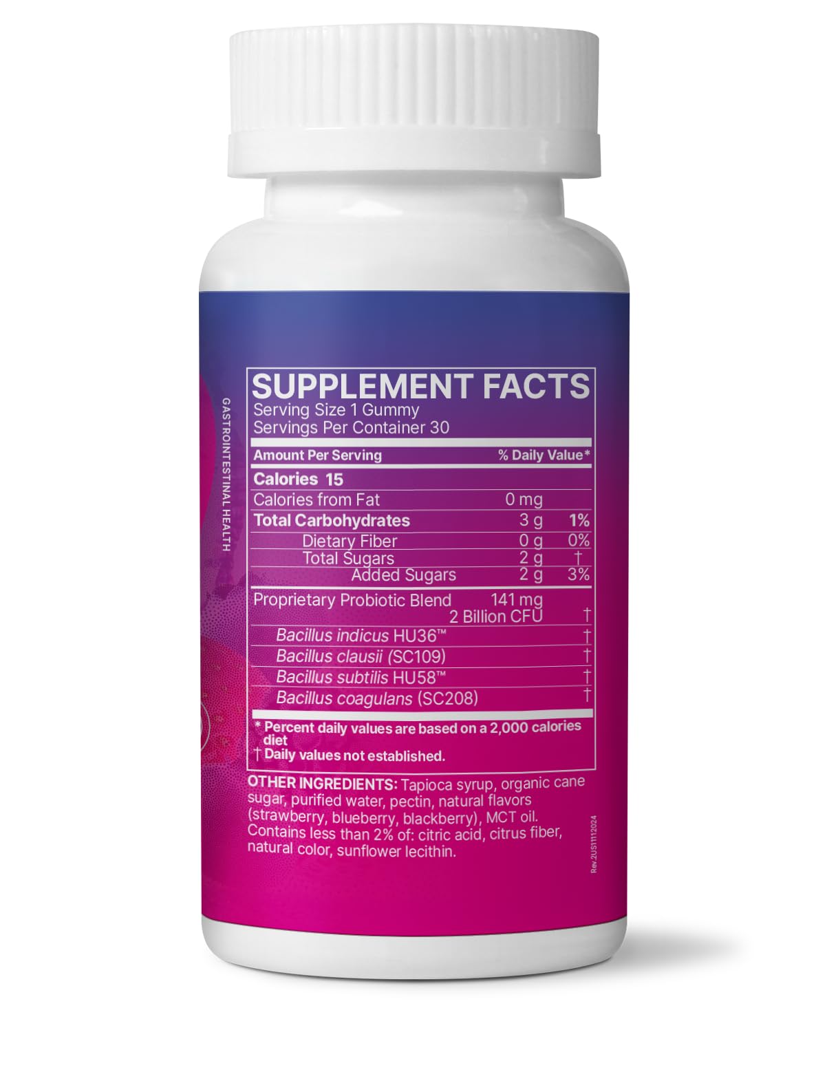 HU36 carotenoid-producing probiotic in MegaSporeBiotic Kids for antioxidant potential.