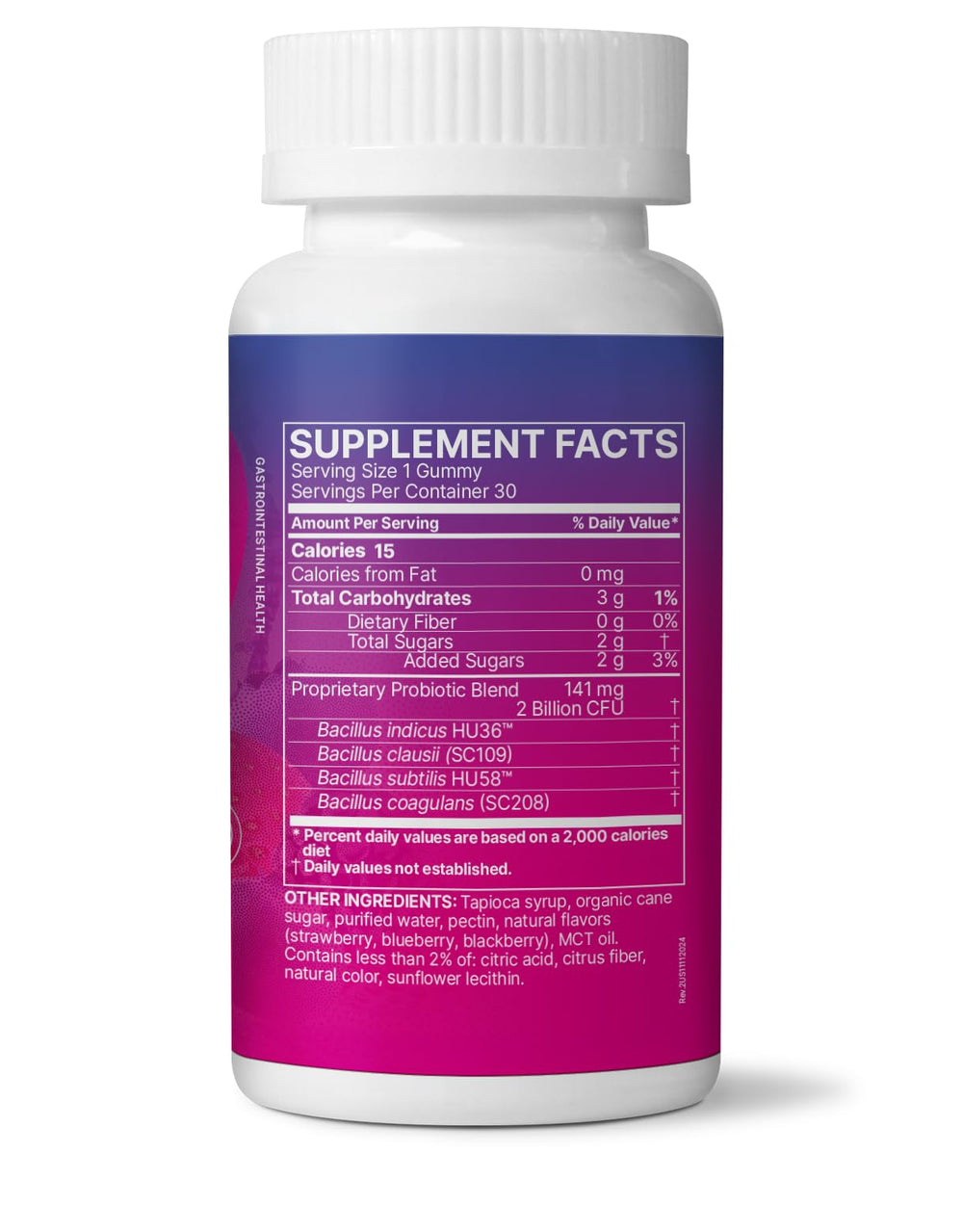 HU36 carotenoid-producing probiotic in MegaSporeBiotic Kids for antioxidant potential.
