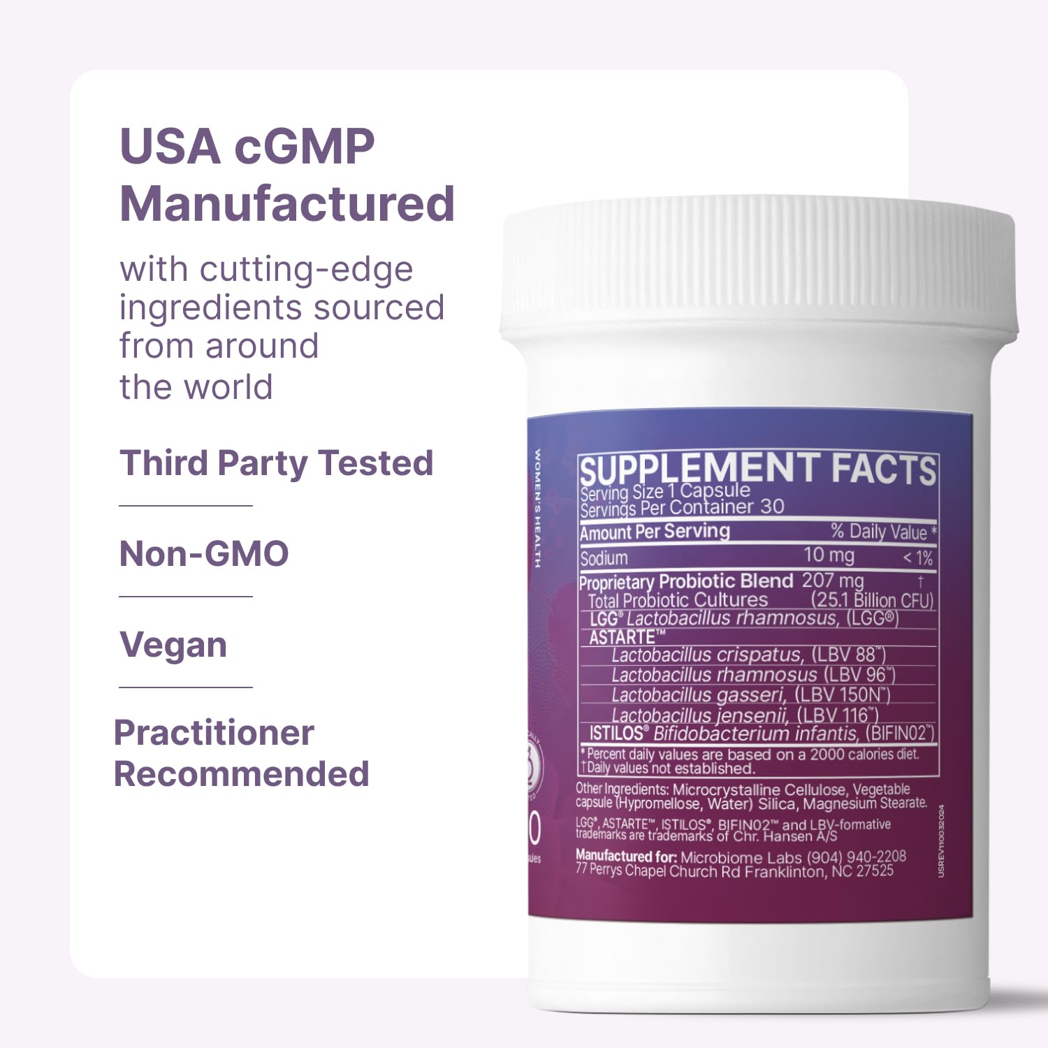 Breastfeeding mom with Microbiome Labs Pregnancy Support supporting maternal gut balance