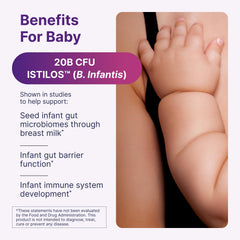 A woman taking a Microbiome Labs Pregnancy Support capsule for daily prenatal wellness
