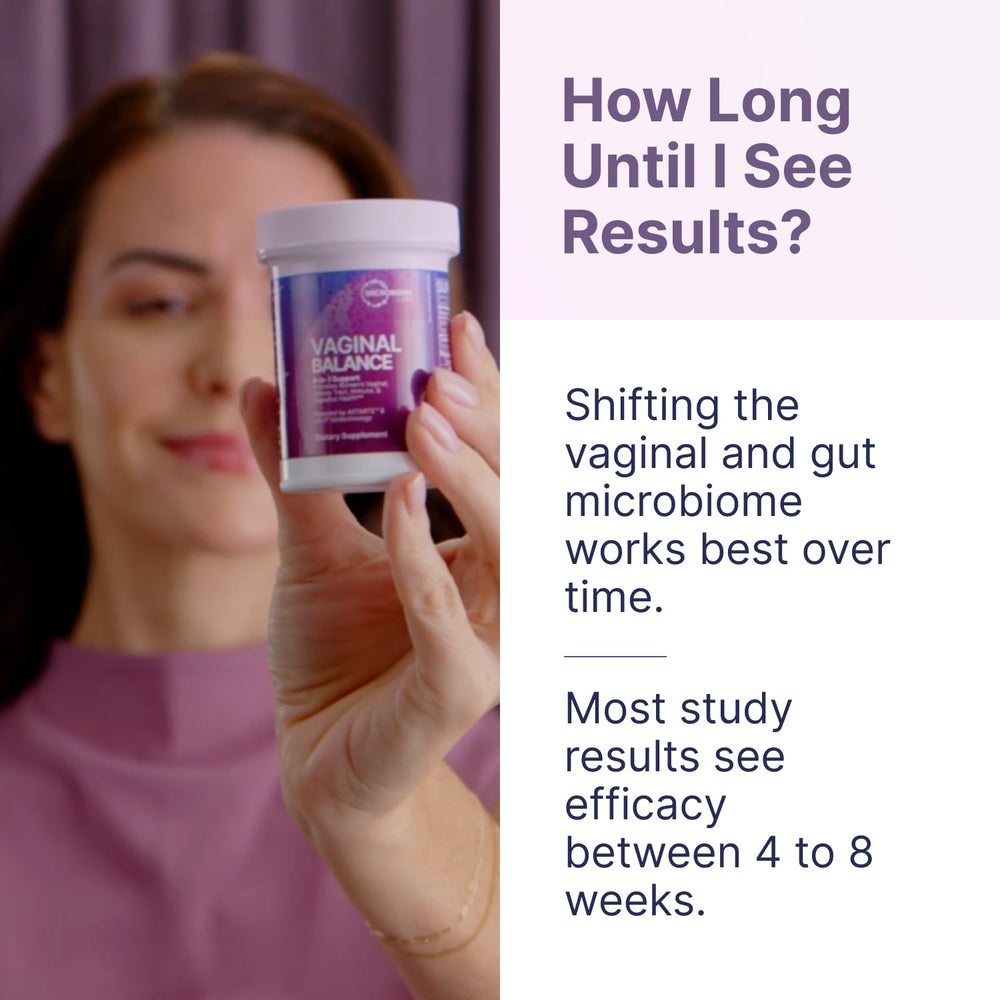 Vaginal Balance packaging with soft lighting emphasizes care and quality.