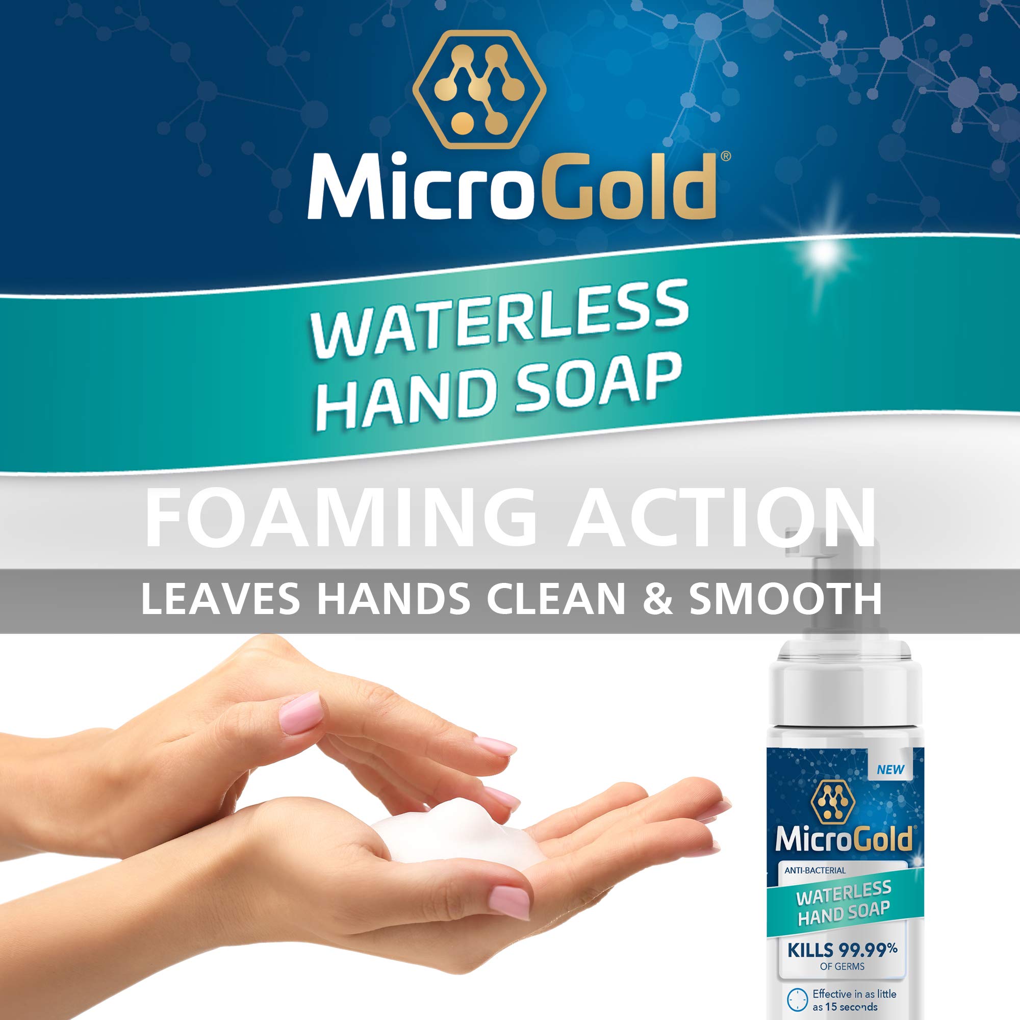 MicroGold hands after use appear smoother and moisturized.