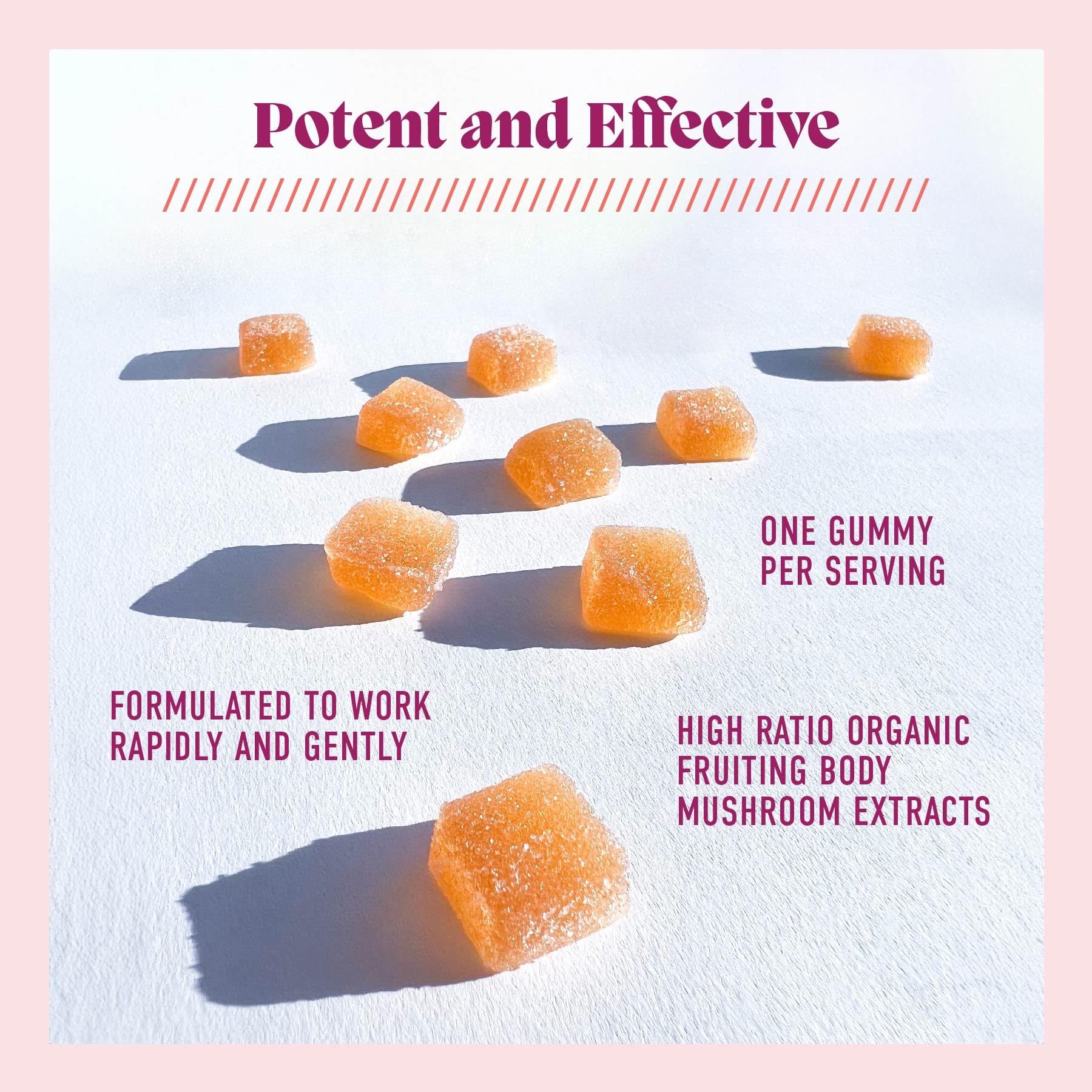 Microjoy Concentrate Gummies label highlights vegan, gluten-free, non-GMO ingredients