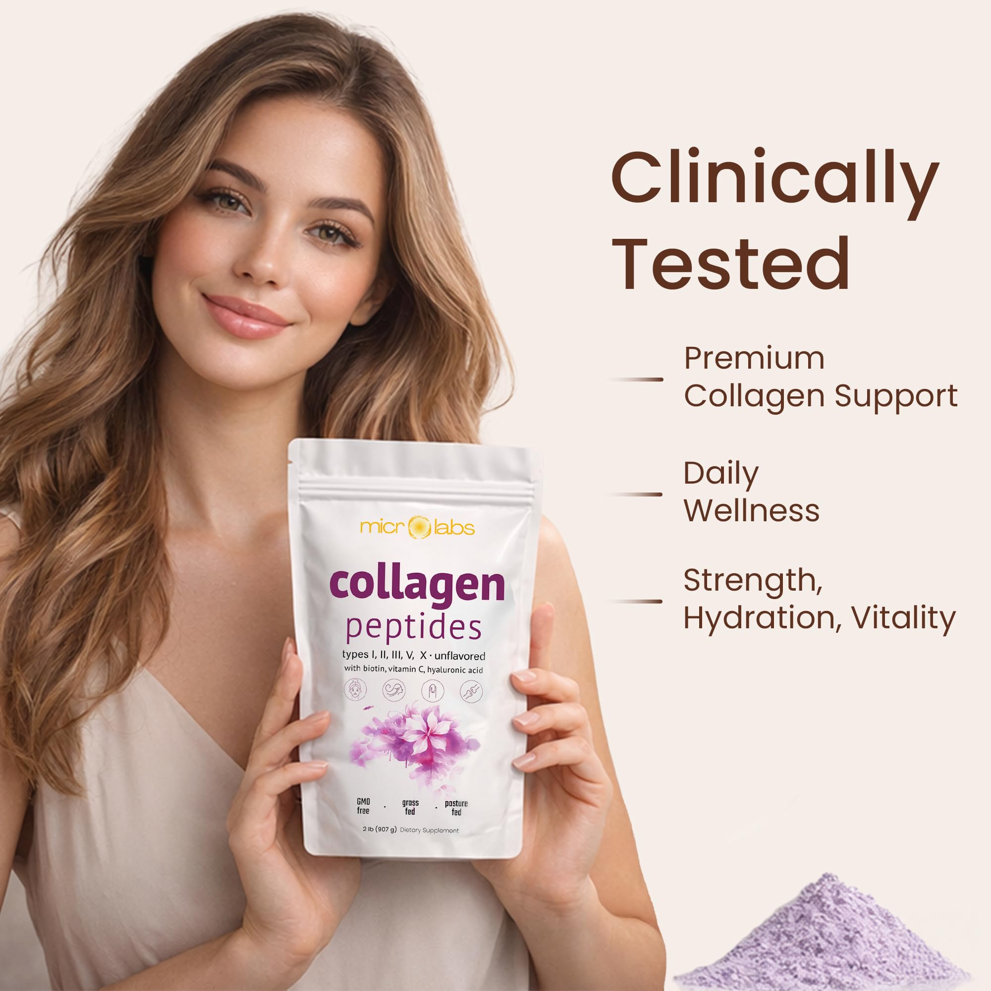 MICROLABS Allergen-free formula with no dairy, gluten, soy, or nuts.