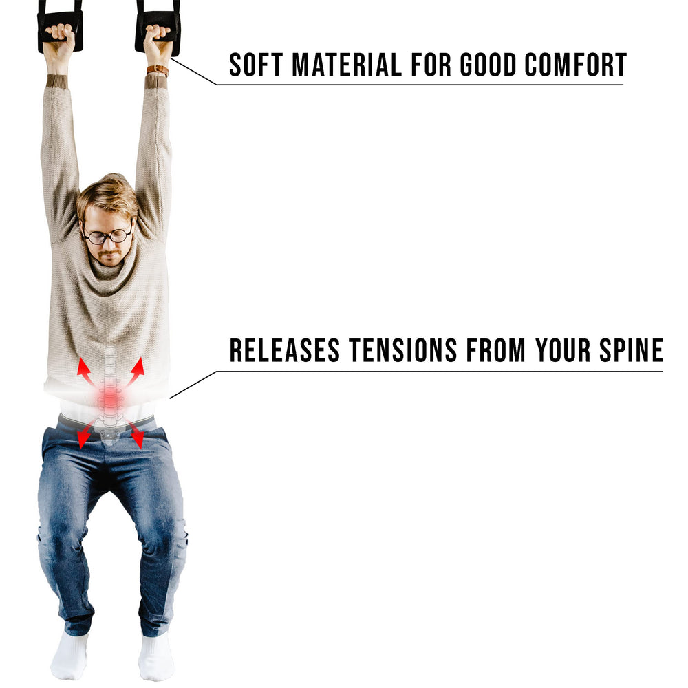 Mieko back stretcher travel-friendly design fits small bags.