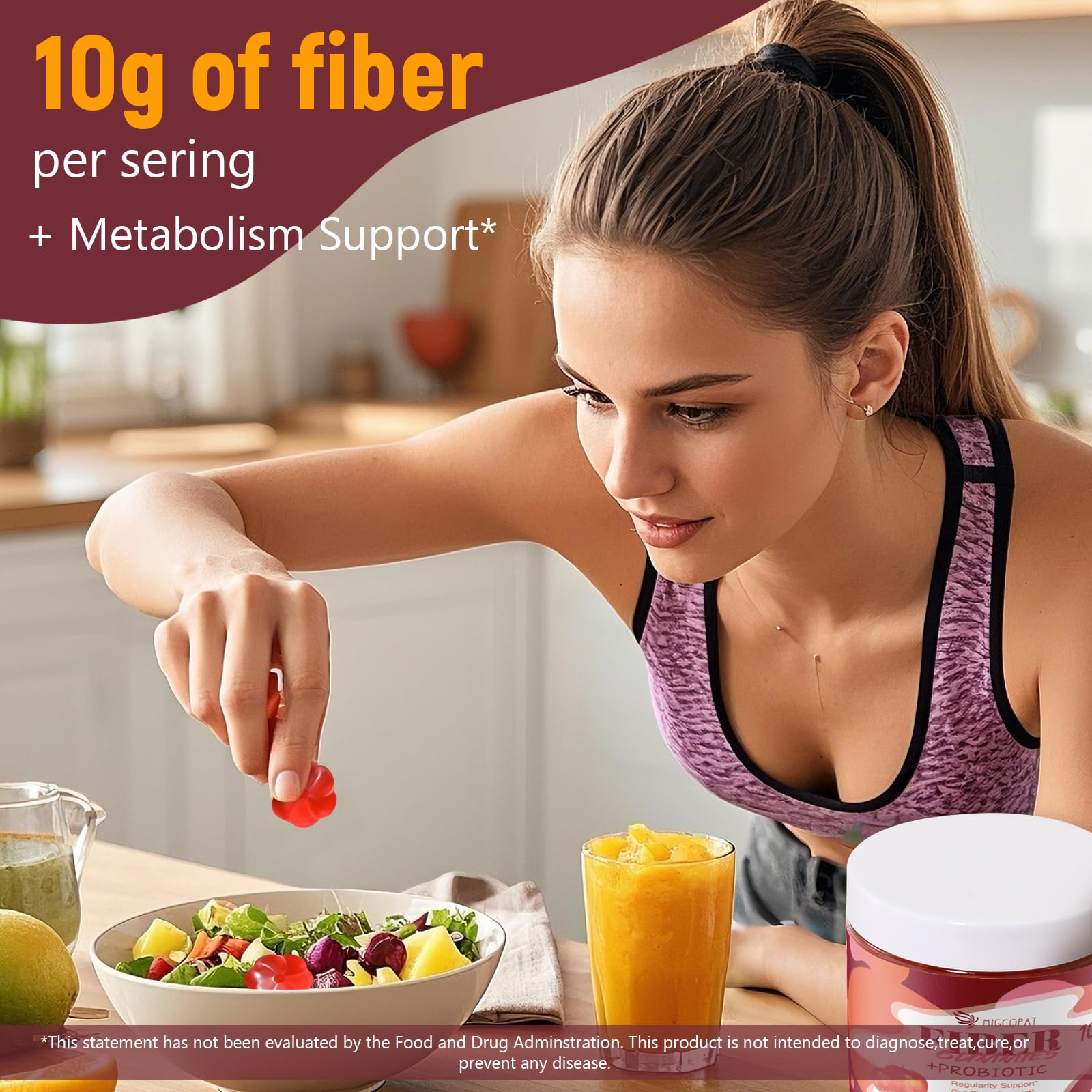 Migcopat 10g fiber per serving focus for fiber goal support.