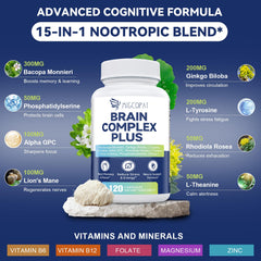 Migcopat 2-Pack capsules closeup highlights easy dosing for memory tasks.