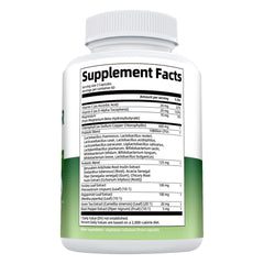 Packaging shows a 60-day supply of 120 capsules.
