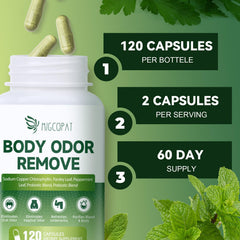 Migcopat easy-to-swallow capsules arranged for daily use.