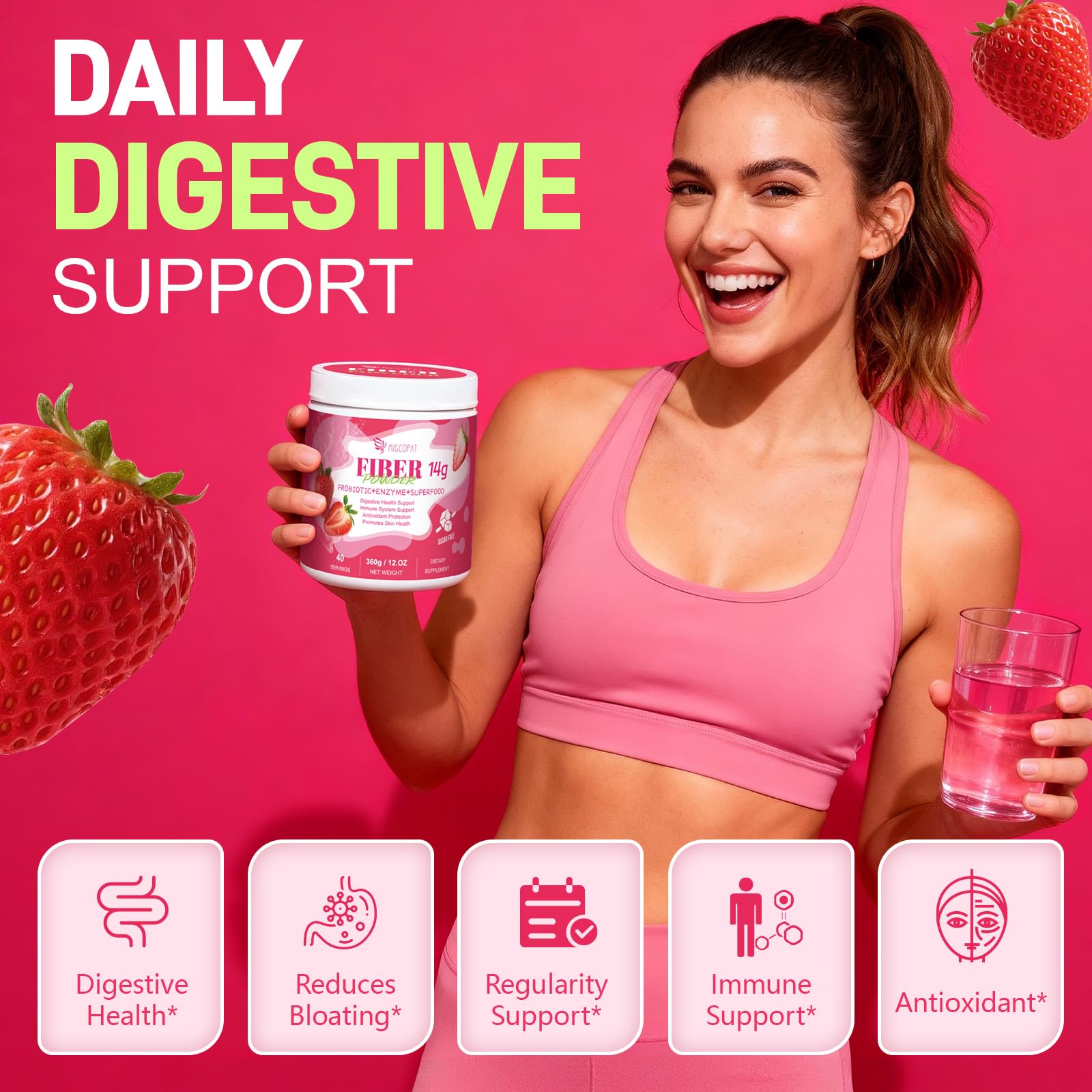 Migcopat fruit and vegetable superfood blend provides antioxidants for wellness.