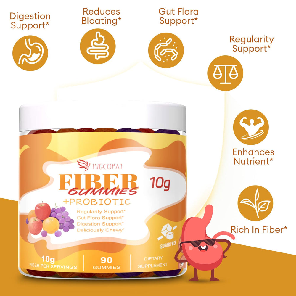 Migcopat inulin chicory prebiotic highlights fiber and gut-friendly support