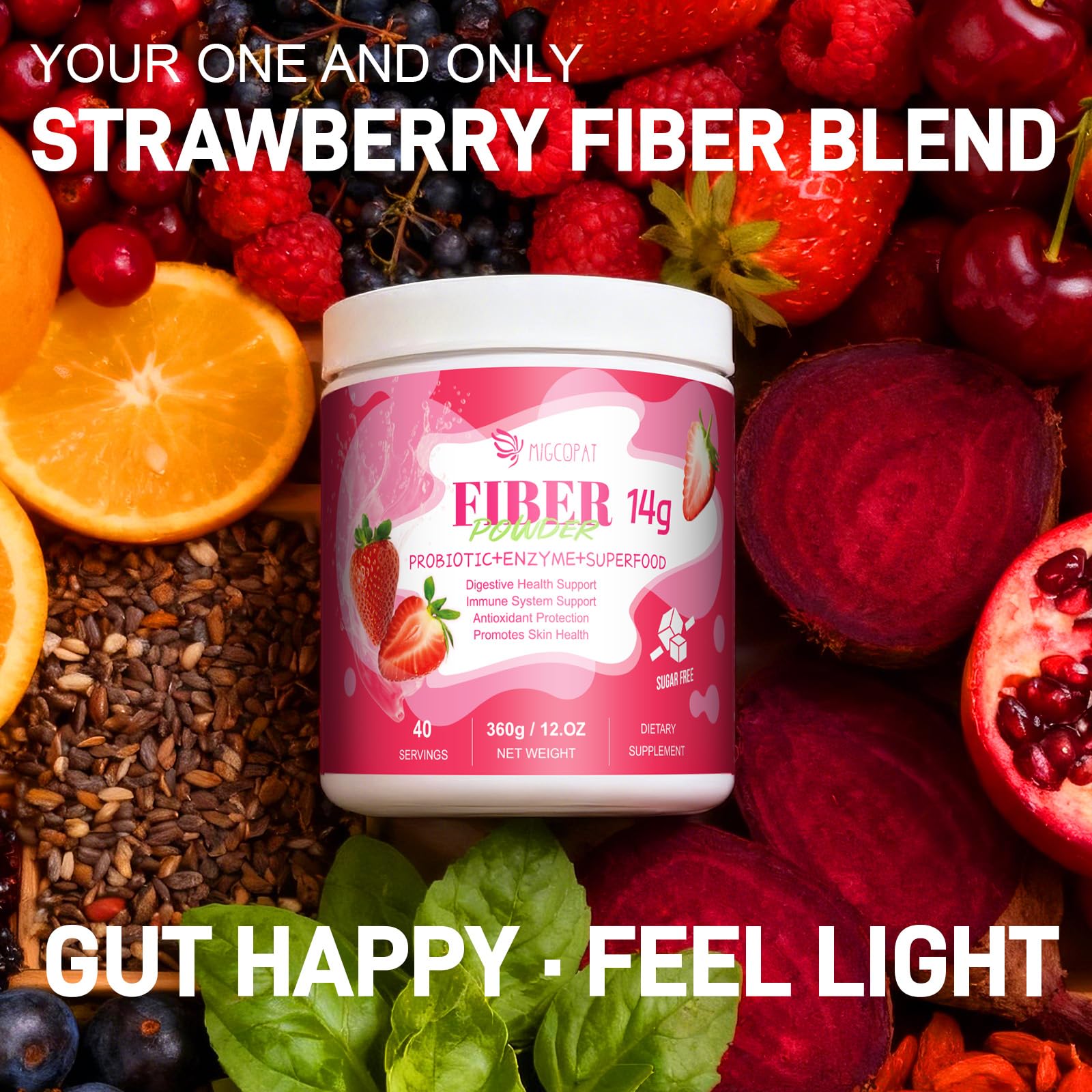 Migcopat mixes easily with water or smoothies for quick use.