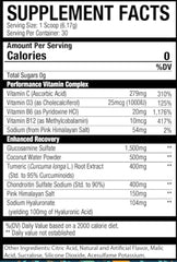 Mighty Moose Runners' Relief label closeup showing ingredients for mobility.