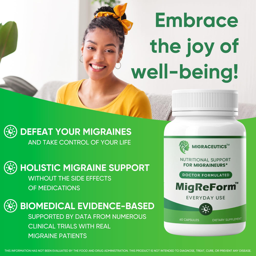 Glass of water ready for MigReForm dosage