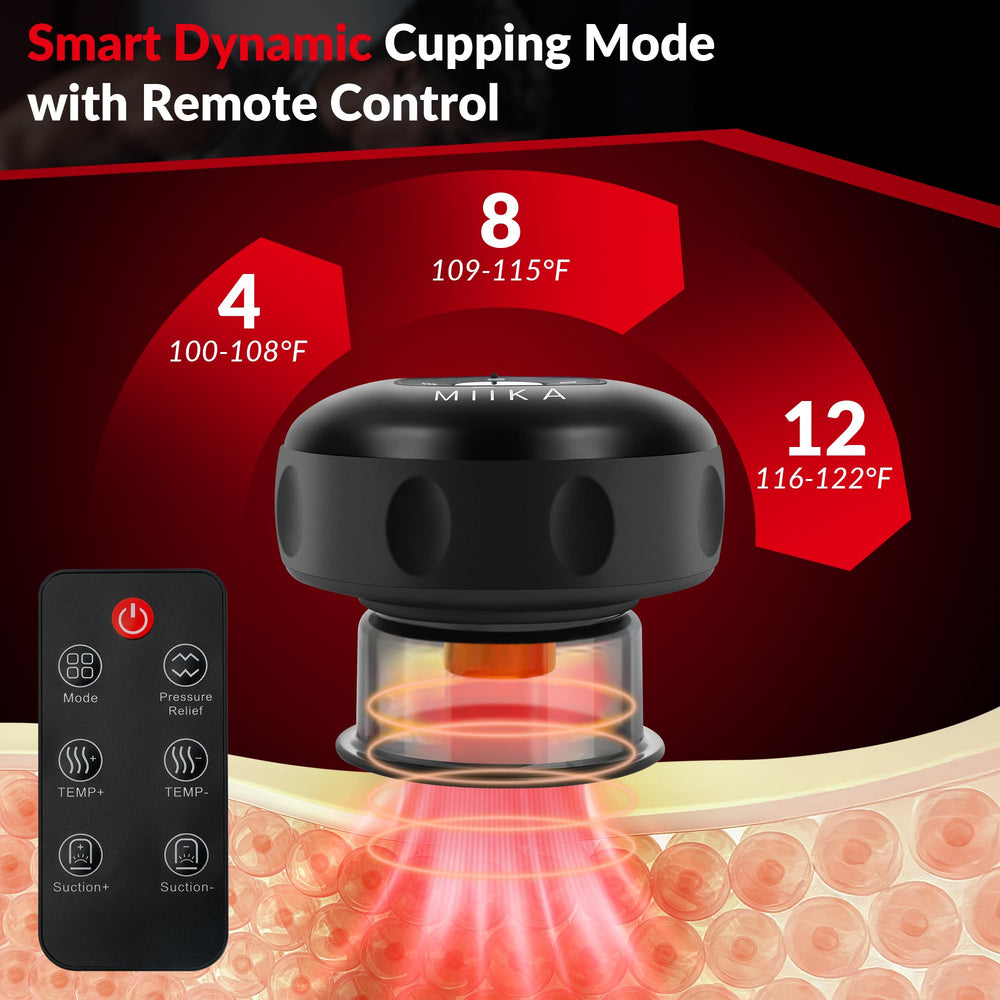MIIKA compact design supports portable cupping therapy anywhere