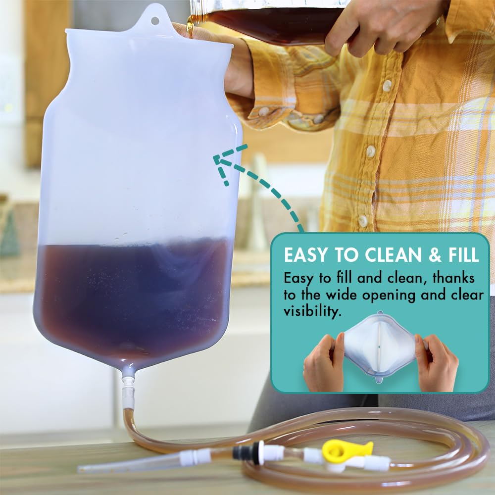 Mikacare six-foot silicone tubing enables easy sessions