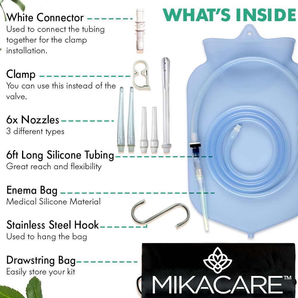 Mikacare soft-tip nozzle set for gentle insertion