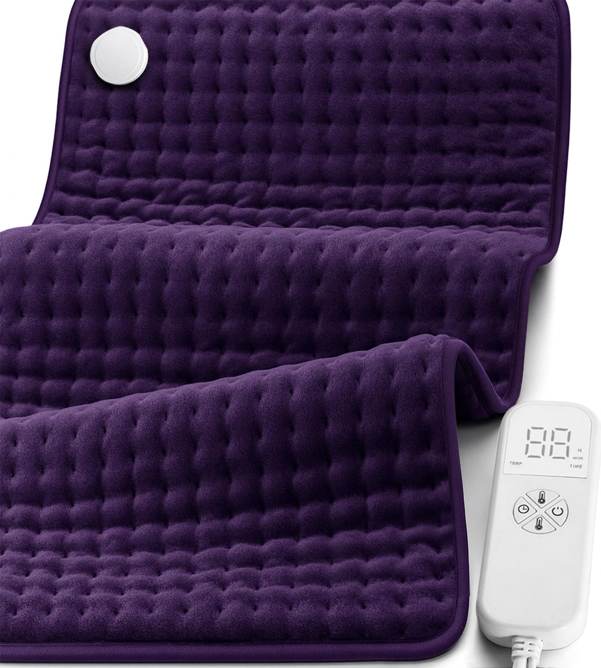 MIKRALE extra-large heating pad in full view for targeted back and shoulder warmth