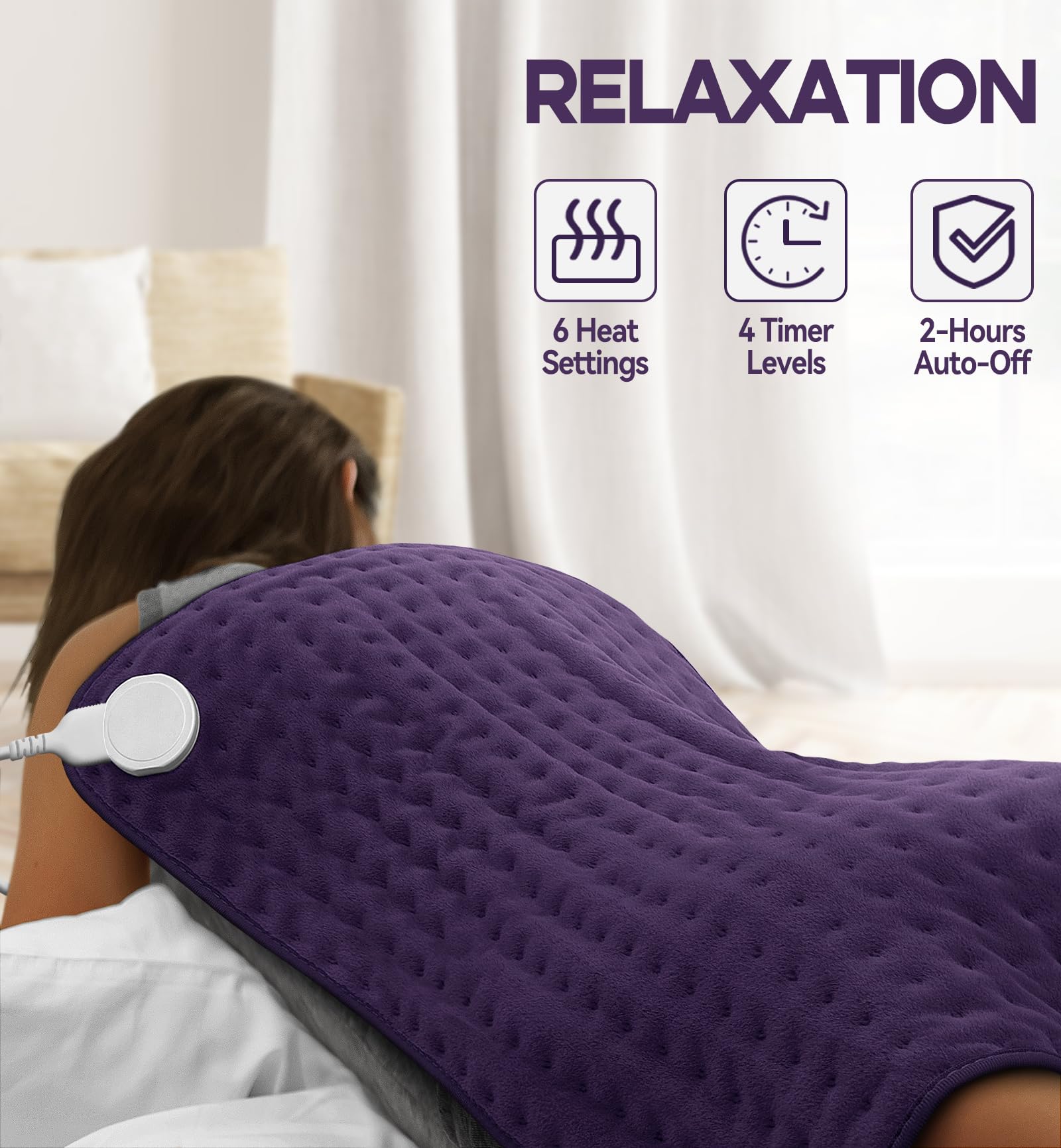 MIKRALE 6 heat settings for personalized comfort