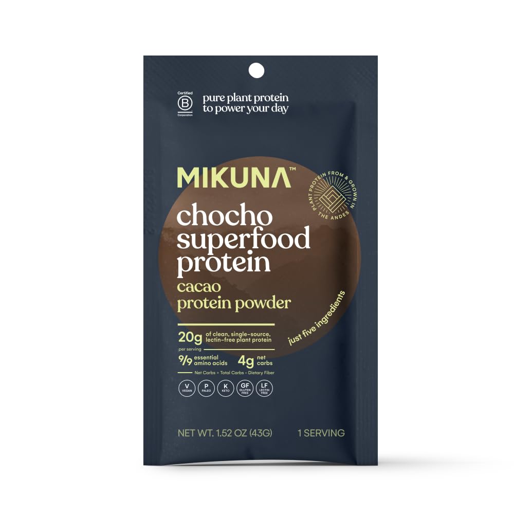 Paquetes de viaje Mikuna Chocho cacao, prácticos para llevar.
