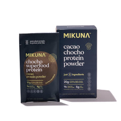 Mikuna Chocho Proteína en polvo cacao, 8 dosis, para energía diaria.