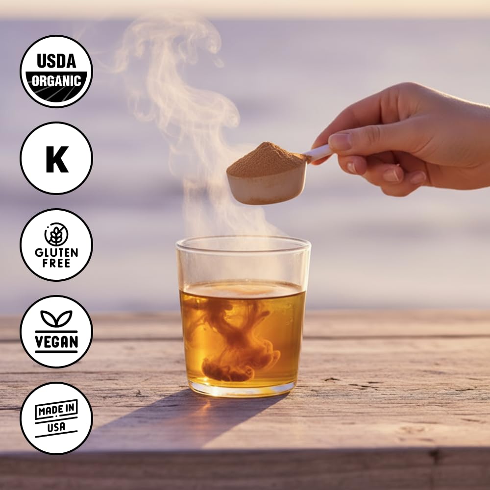 Mind Master coffee mix pour ready-to-stir, caffeine-free option for all-day focus