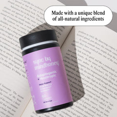 Mindhoney SYNC capsules close-up suggesting relaxation and calm focus