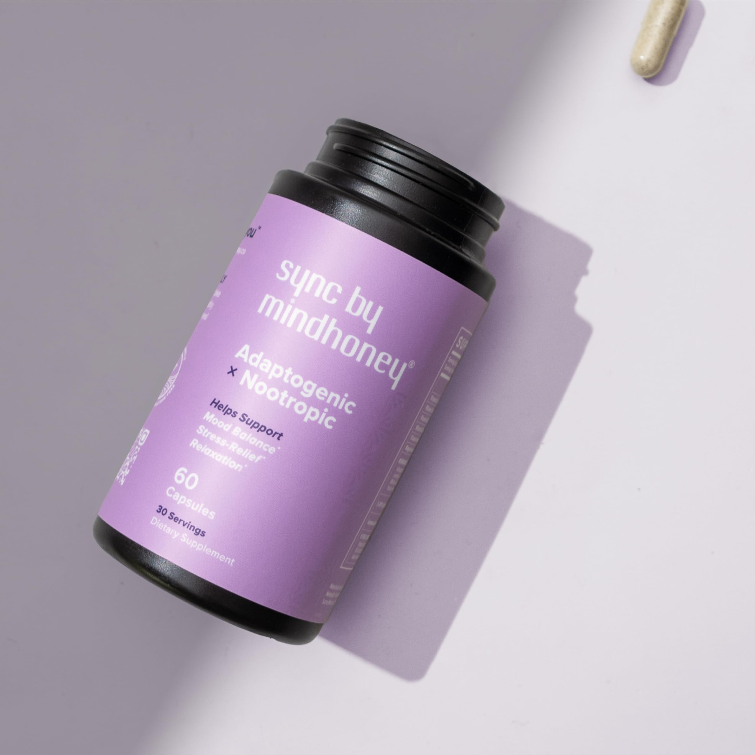 Mindhoney SYNC vitamins close-up shows mineral blend for daily wellness