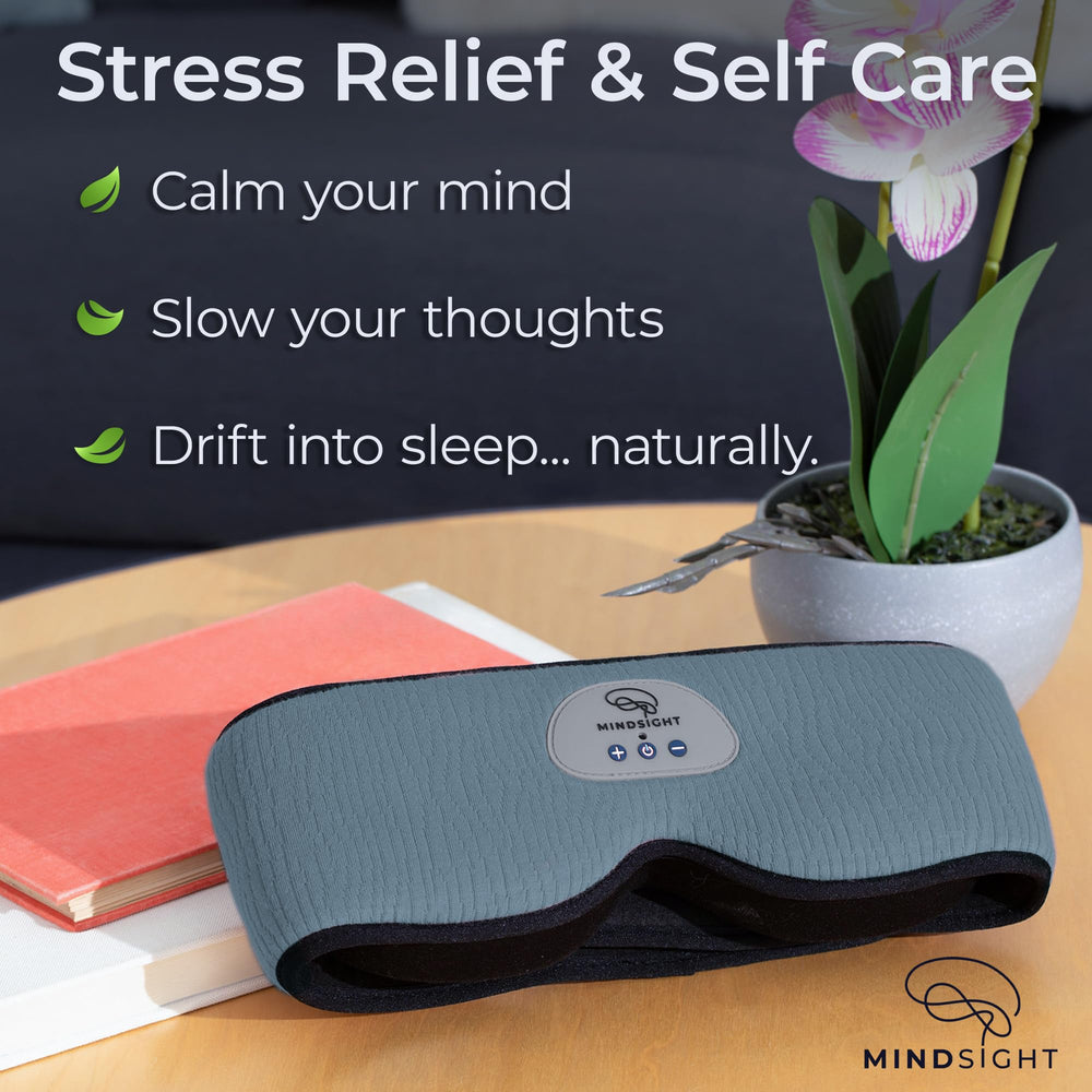 Mindsight DriftBand travel-ready design ideal for flights and hotel stays.