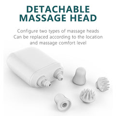 Mini Shiatsu Massager shoulders area kneading for shoulder tension relief.