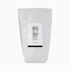 Minimalist Rice Protein bag front shows convenient white resealable pouch for easy storage