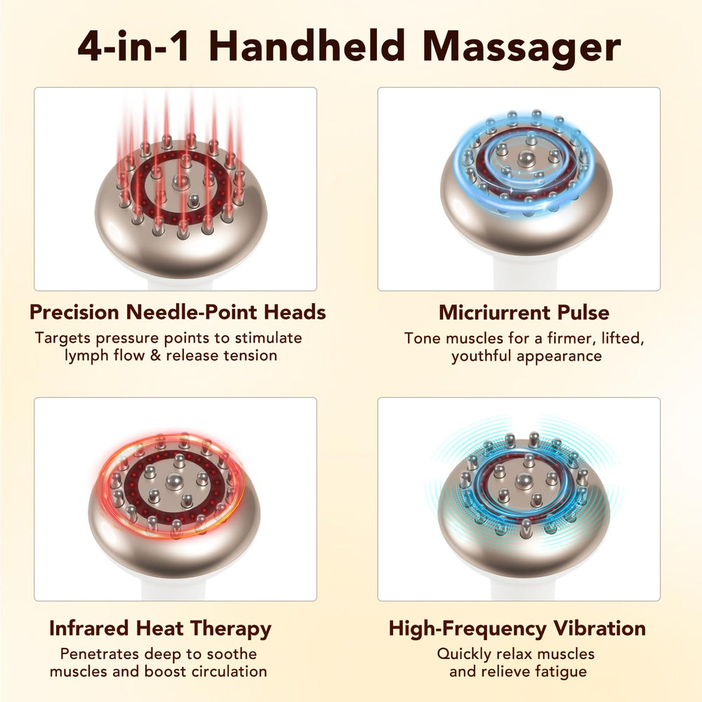 Minranla rechargeable portable massager ready for on-the-go body sculpting.