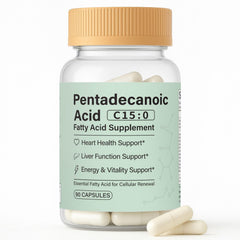 Minyang Pentadecanoic Acid Capsules bottle front for easy daily plant-based support.