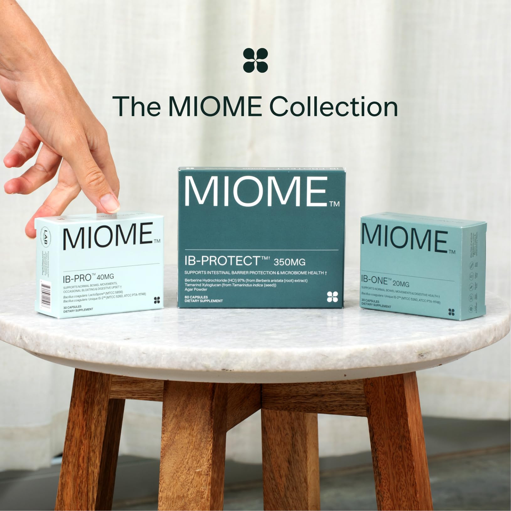 MIOME IB-ONE low FODMAP icon for easy digestion
