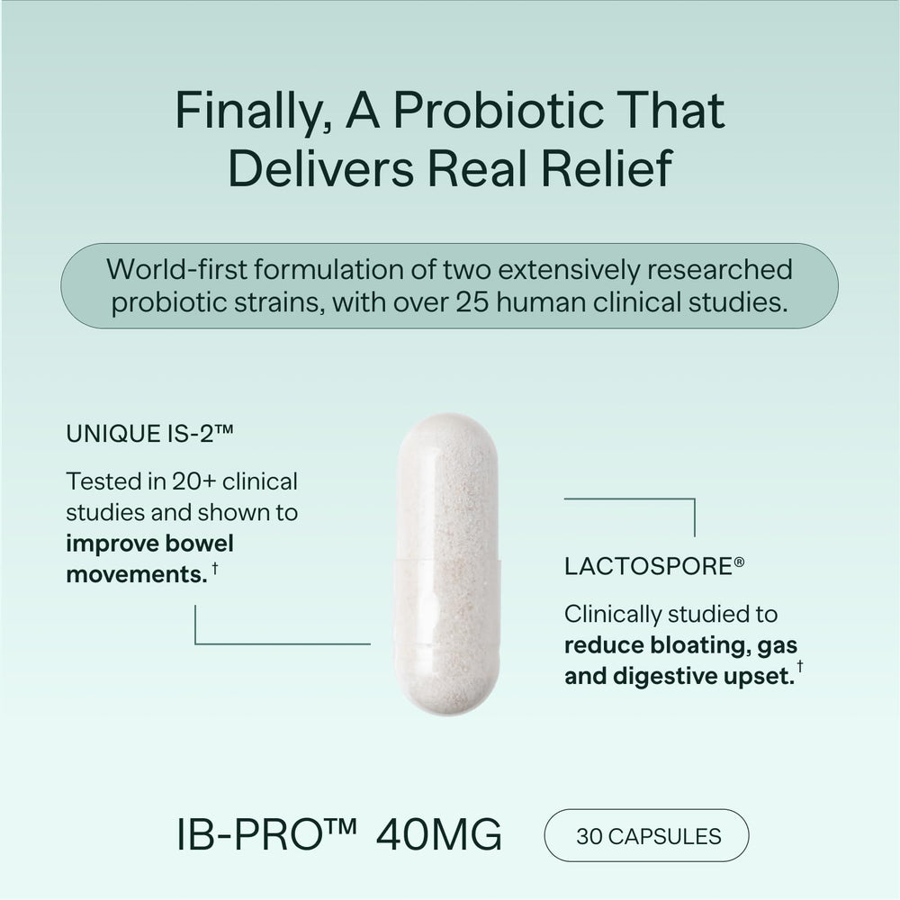 Close-up of MIOME IB-PRO capsules for easy daily use.